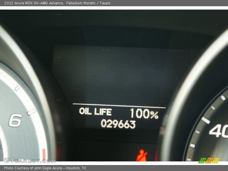 Palladium Metallic / Taupe 2012 Acura MDX SH-AWD Advance