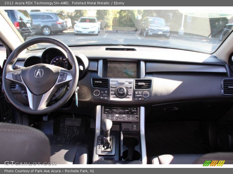 Polished Metal Metallic / Ebony 2012 Acura RDX Technology SH-AWD
