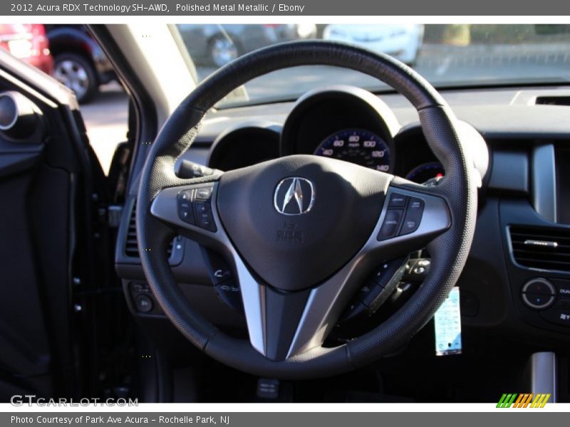 Polished Metal Metallic / Ebony 2012 Acura RDX Technology SH-AWD