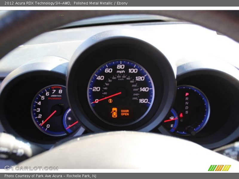 Polished Metal Metallic / Ebony 2012 Acura RDX Technology SH-AWD