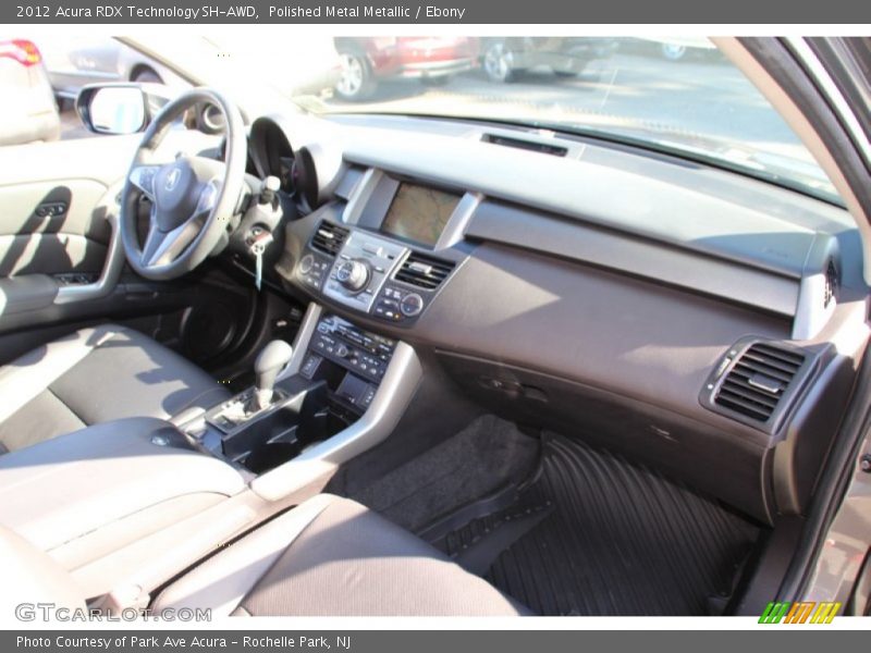 Polished Metal Metallic / Ebony 2012 Acura RDX Technology SH-AWD