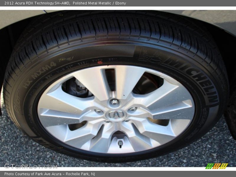 Polished Metal Metallic / Ebony 2012 Acura RDX Technology SH-AWD