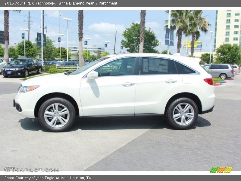 White Diamond Pearl / Parchment 2015 Acura RDX Technology