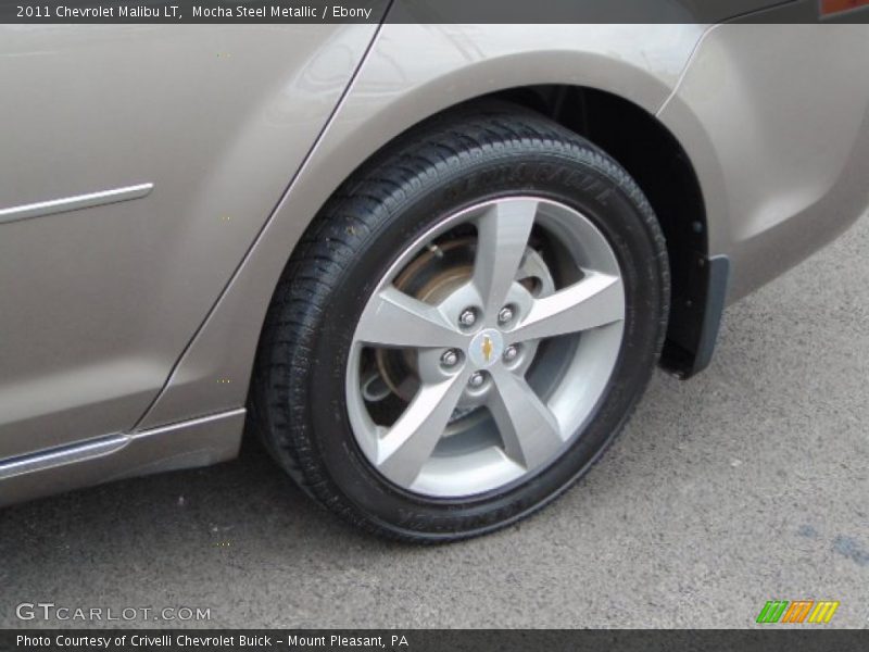 Mocha Steel Metallic / Ebony 2011 Chevrolet Malibu LT