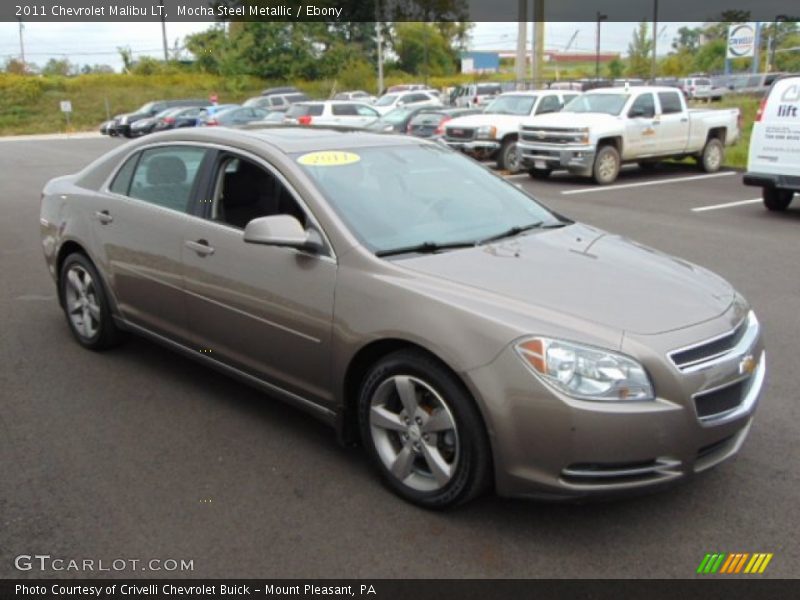Mocha Steel Metallic / Ebony 2011 Chevrolet Malibu LT