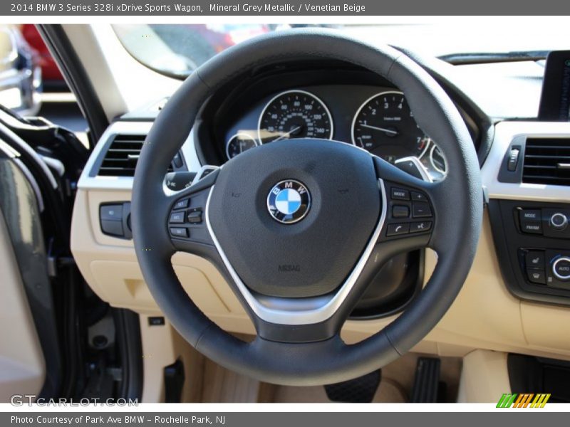  2014 3 Series 328i xDrive Sports Wagon Steering Wheel