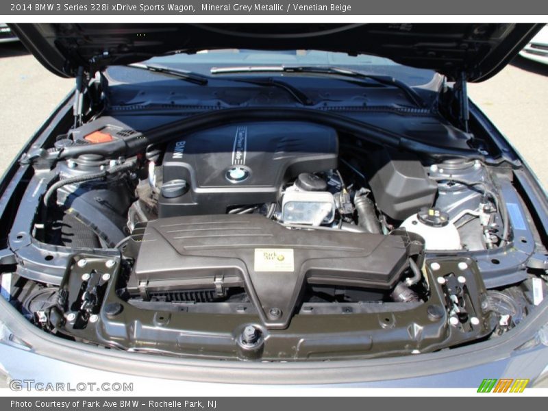 Mineral Grey Metallic / Venetian Beige 2014 BMW 3 Series 328i xDrive Sports Wagon