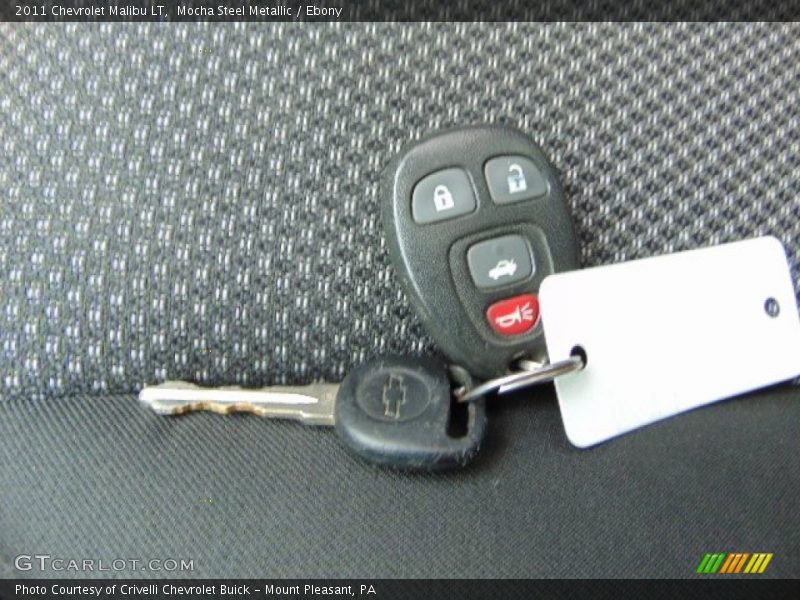Mocha Steel Metallic / Ebony 2011 Chevrolet Malibu LT