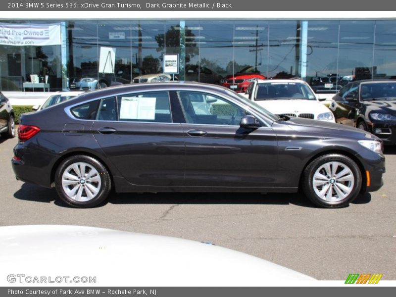 Dark Graphite Metallic / Black 2014 BMW 5 Series 535i xDrive Gran Turismo