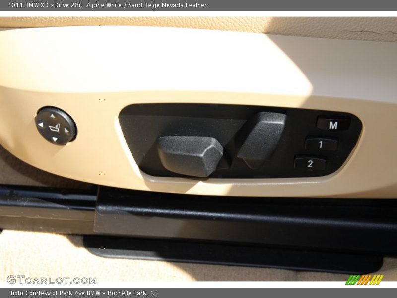 Alpine White / Sand Beige Nevada Leather 2011 BMW X3 xDrive 28i