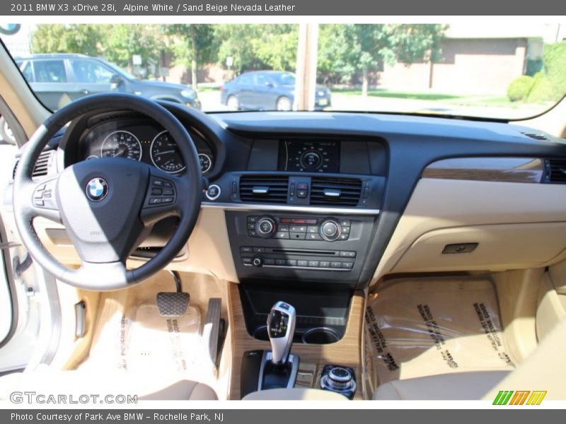 Alpine White / Sand Beige Nevada Leather 2011 BMW X3 xDrive 28i