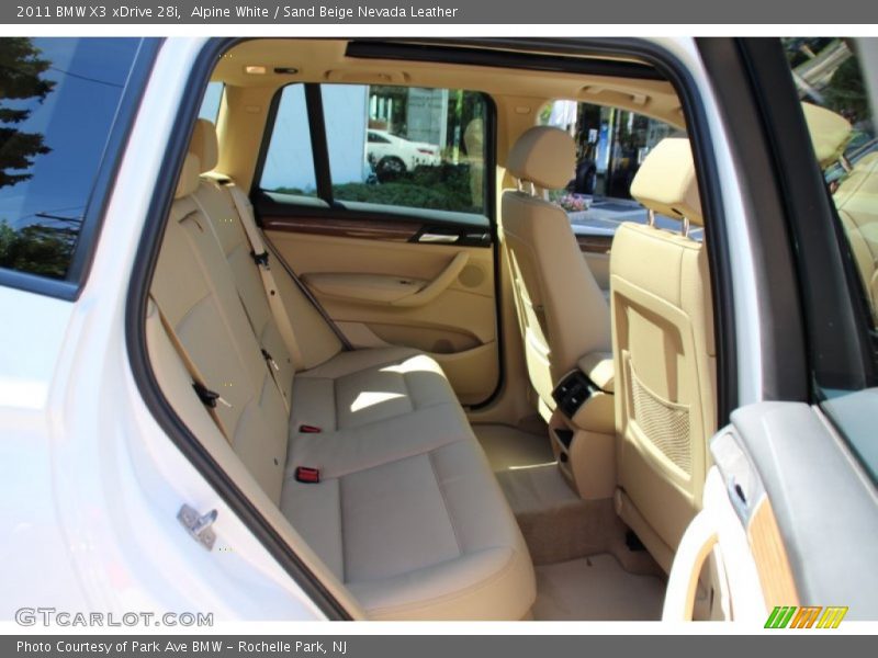 Alpine White / Sand Beige Nevada Leather 2011 BMW X3 xDrive 28i