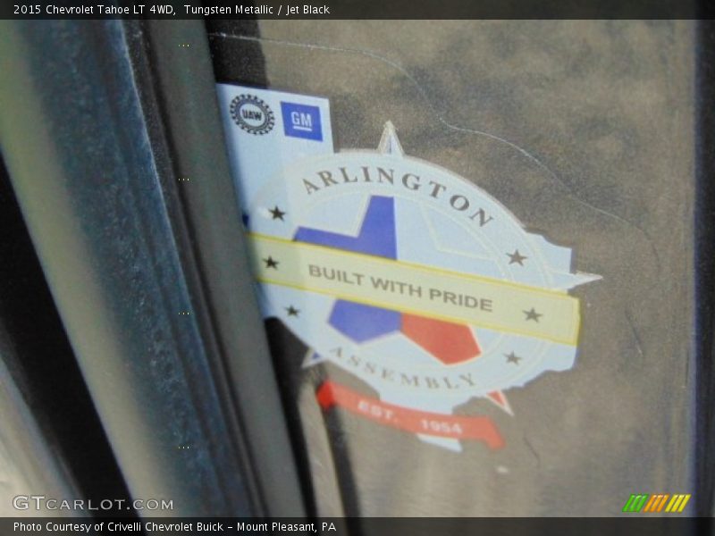 Tungsten Metallic / Jet Black 2015 Chevrolet Tahoe LT 4WD