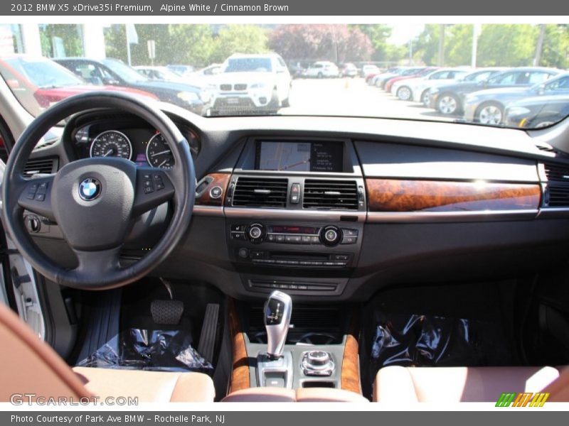Alpine White / Cinnamon Brown 2012 BMW X5 xDrive35i Premium
