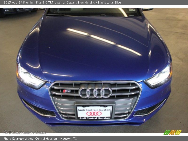 Sepang Blue Metallic / Black/Lunar Silver 2015 Audi S4 Premium Plus 3.0 TFSI quattro