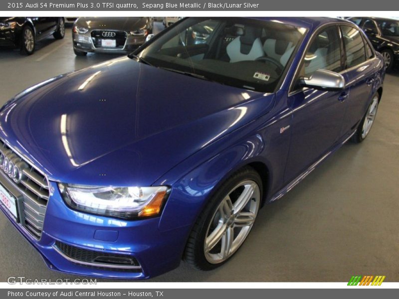 Sepang Blue Metallic / Black/Lunar Silver 2015 Audi S4 Premium Plus 3.0 TFSI quattro