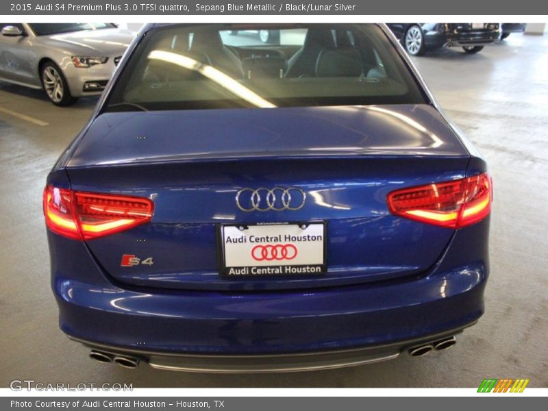 Sepang Blue Metallic / Black/Lunar Silver 2015 Audi S4 Premium Plus 3.0 TFSI quattro