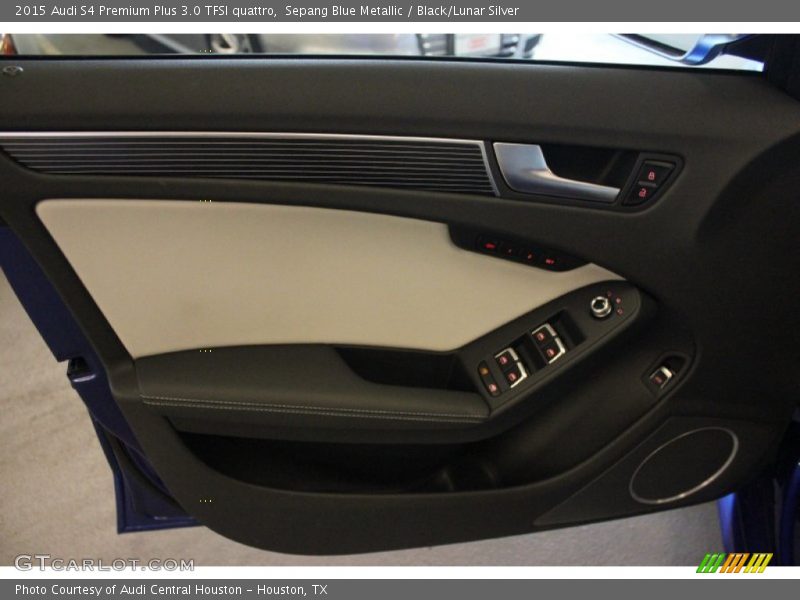 Sepang Blue Metallic / Black/Lunar Silver 2015 Audi S4 Premium Plus 3.0 TFSI quattro