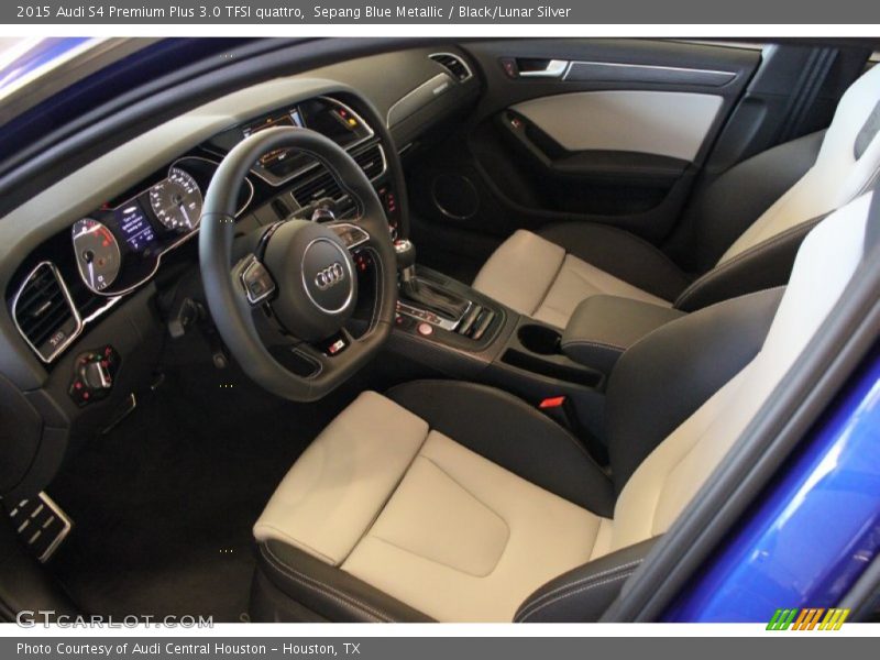 Sepang Blue Metallic / Black/Lunar Silver 2015 Audi S4 Premium Plus 3.0 TFSI quattro