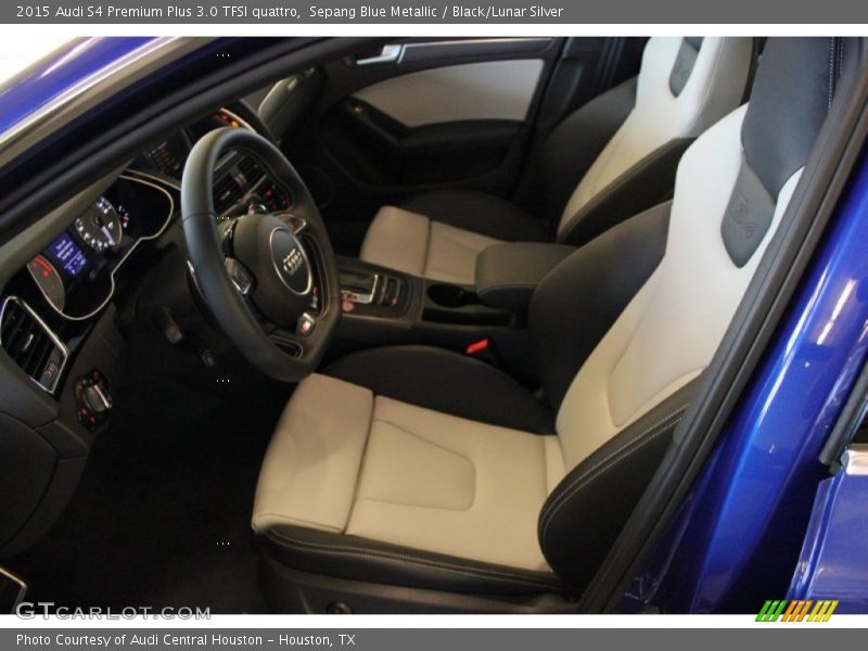 Sepang Blue Metallic / Black/Lunar Silver 2015 Audi S4 Premium Plus 3.0 TFSI quattro