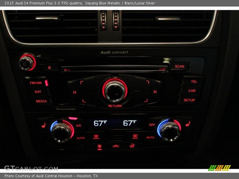 Sepang Blue Metallic / Black/Lunar Silver 2015 Audi S4 Premium Plus 3.0 TFSI quattro