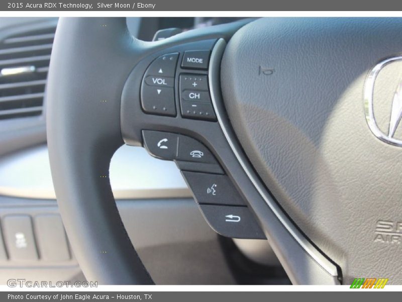 Silver Moon / Ebony 2015 Acura RDX Technology