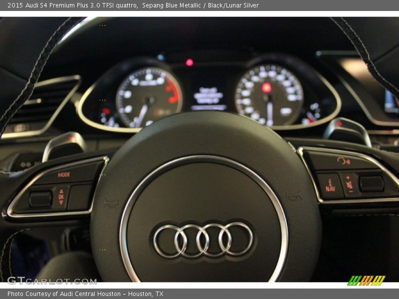 Sepang Blue Metallic / Black/Lunar Silver 2015 Audi S4 Premium Plus 3.0 TFSI quattro