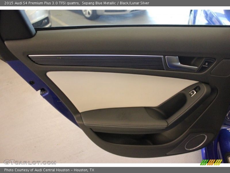 Sepang Blue Metallic / Black/Lunar Silver 2015 Audi S4 Premium Plus 3.0 TFSI quattro