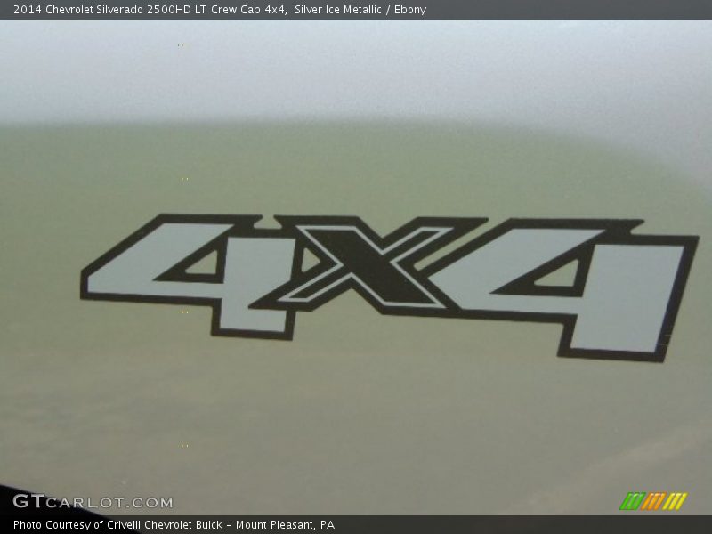 Silver Ice Metallic / Ebony 2014 Chevrolet Silverado 2500HD LT Crew Cab 4x4