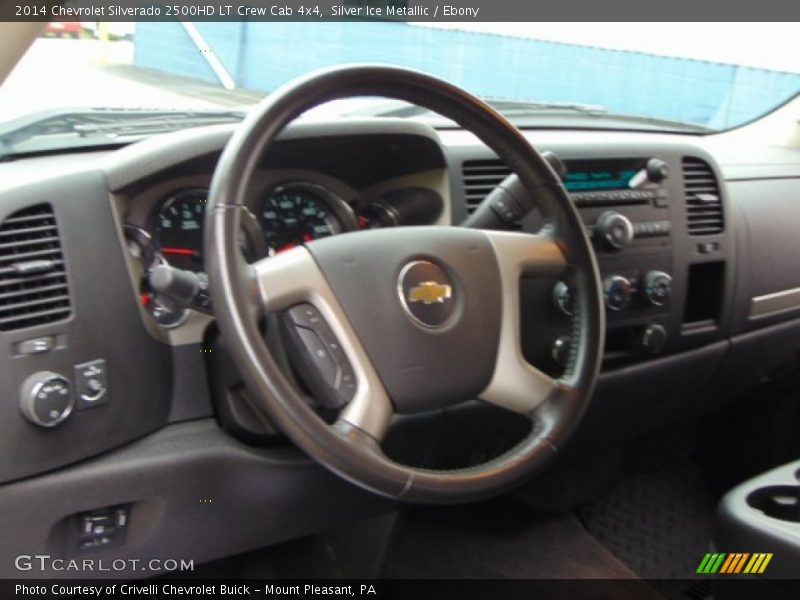 Silver Ice Metallic / Ebony 2014 Chevrolet Silverado 2500HD LT Crew Cab 4x4