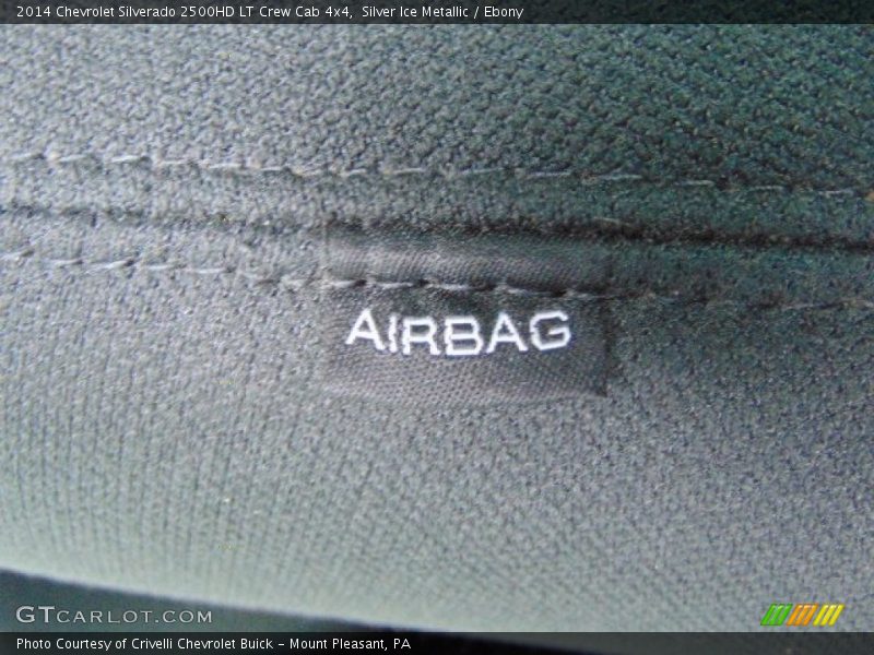 Silver Ice Metallic / Ebony 2014 Chevrolet Silverado 2500HD LT Crew Cab 4x4