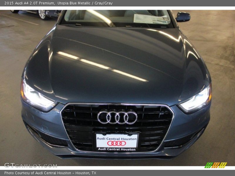 Utopia Blue Metallic / Gray/Gray 2015 Audi A4 2.0T Premium