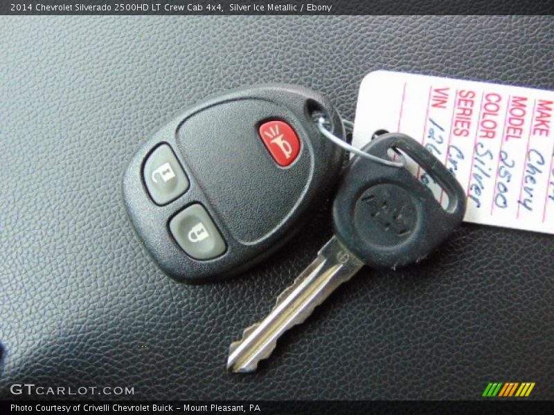 Silver Ice Metallic / Ebony 2014 Chevrolet Silverado 2500HD LT Crew Cab 4x4