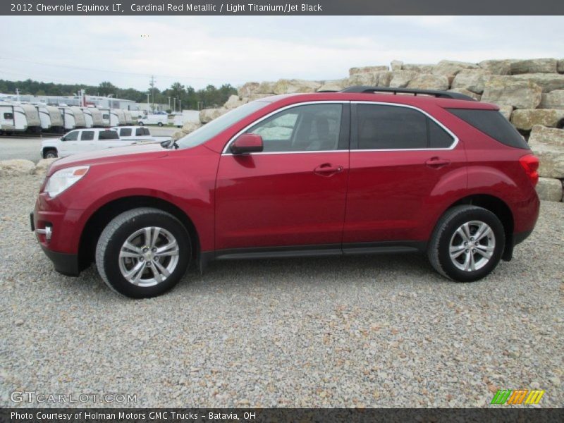 Cardinal Red Metallic / Light Titanium/Jet Black 2012 Chevrolet Equinox LT