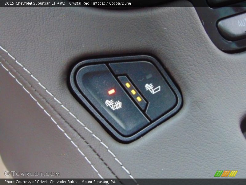 Crystal Red Tintcoat / Cocoa/Dune 2015 Chevrolet Suburban LT 4WD