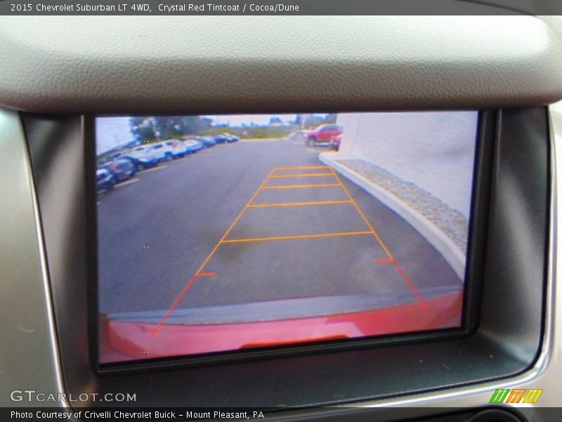 Crystal Red Tintcoat / Cocoa/Dune 2015 Chevrolet Suburban LT 4WD