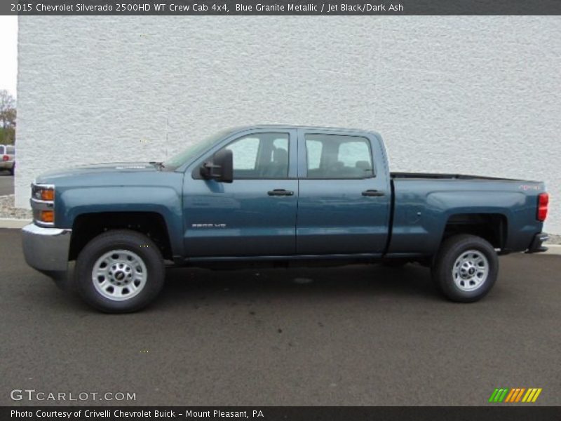  2015 Silverado 2500HD WT Crew Cab 4x4 Blue Granite Metallic