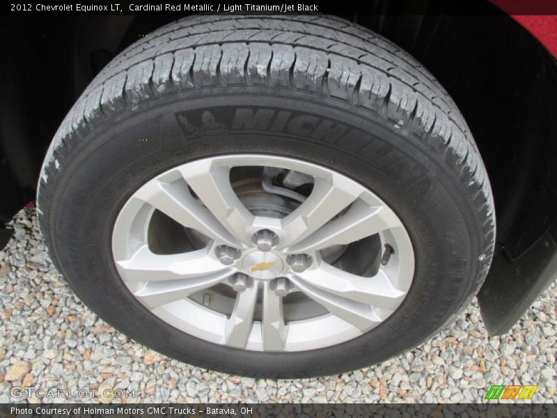 Cardinal Red Metallic / Light Titanium/Jet Black 2012 Chevrolet Equinox LT