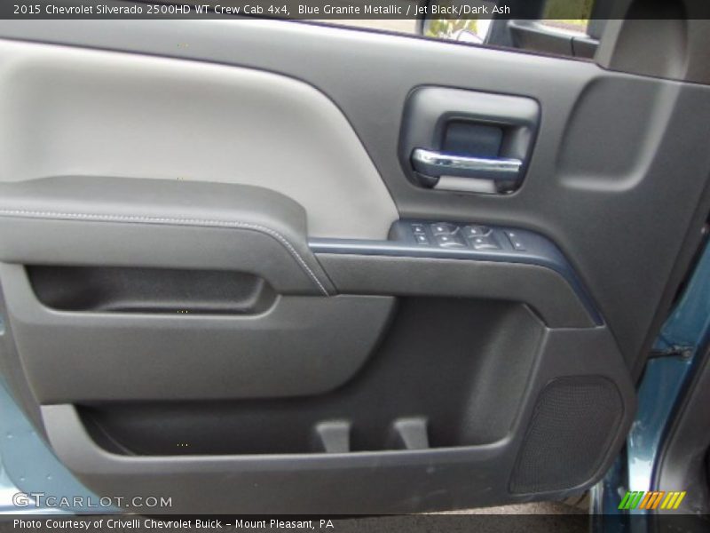 Blue Granite Metallic / Jet Black/Dark Ash 2015 Chevrolet Silverado 2500HD WT Crew Cab 4x4