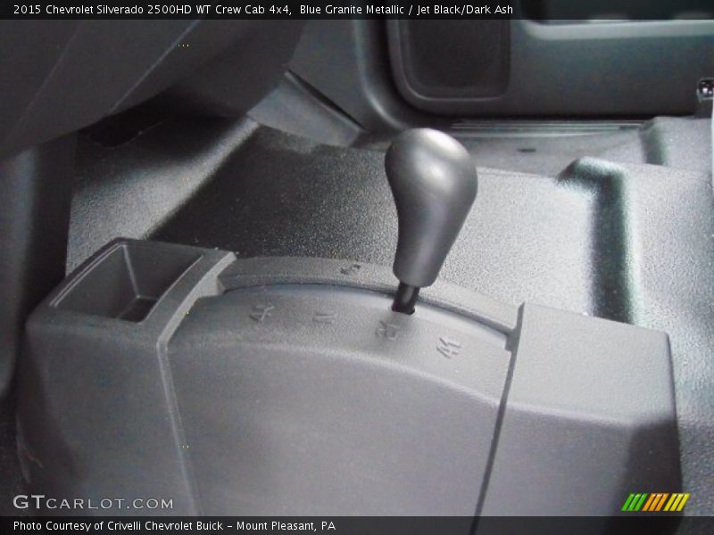 Blue Granite Metallic / Jet Black/Dark Ash 2015 Chevrolet Silverado 2500HD WT Crew Cab 4x4