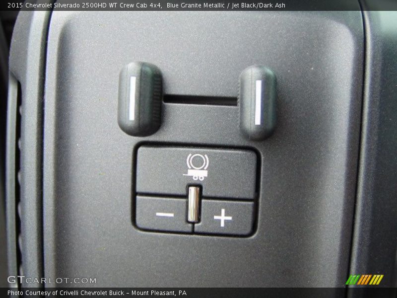 Blue Granite Metallic / Jet Black/Dark Ash 2015 Chevrolet Silverado 2500HD WT Crew Cab 4x4