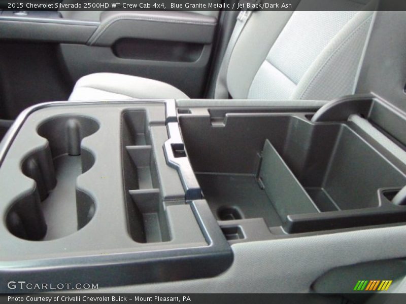 Blue Granite Metallic / Jet Black/Dark Ash 2015 Chevrolet Silverado 2500HD WT Crew Cab 4x4
