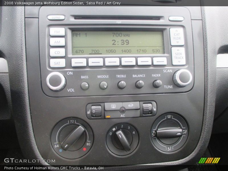 Controls of 2008 Jetta Wolfsburg Edition Sedan