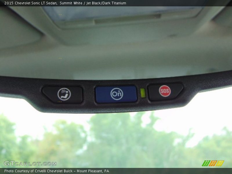 Summit White / Jet Black/Dark Titanium 2015 Chevrolet Sonic LT Sedan