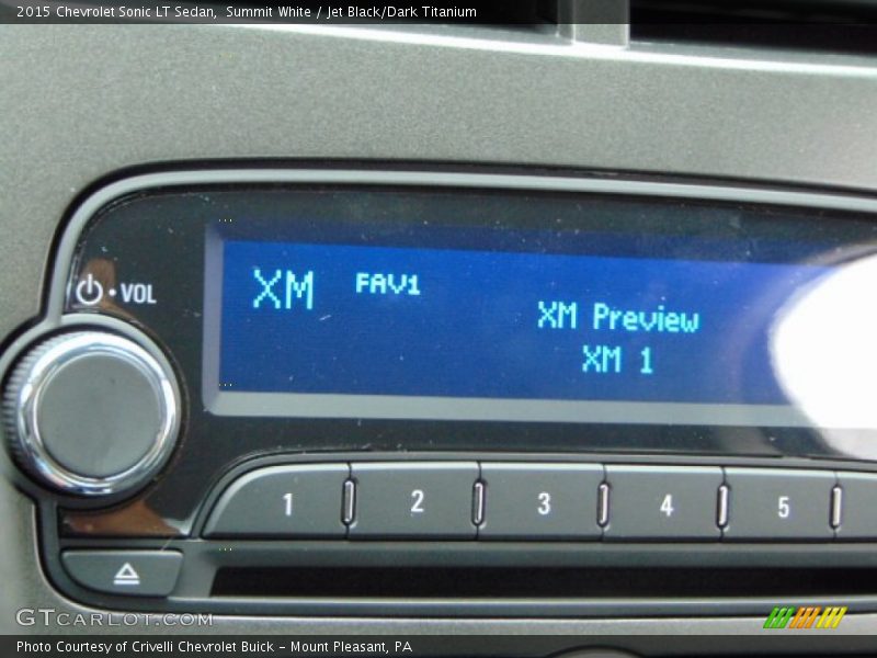 Summit White / Jet Black/Dark Titanium 2015 Chevrolet Sonic LT Sedan