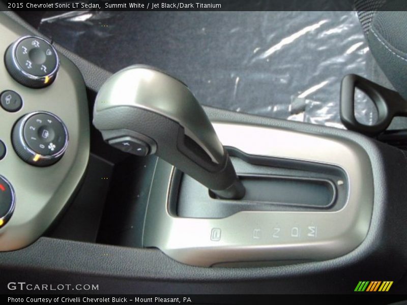 Summit White / Jet Black/Dark Titanium 2015 Chevrolet Sonic LT Sedan