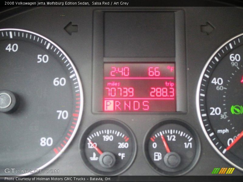  2008 Jetta Wolfsburg Edition Sedan Wolfsburg Edition Sedan Gauges