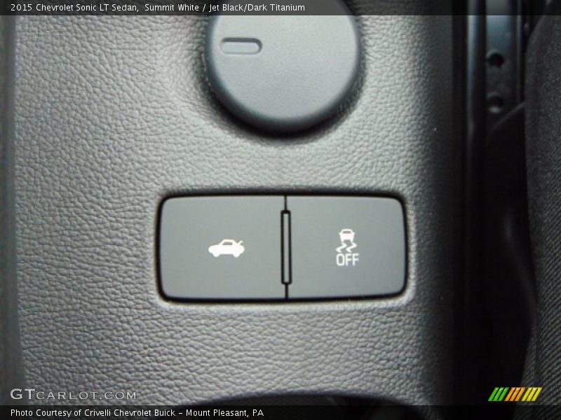 Summit White / Jet Black/Dark Titanium 2015 Chevrolet Sonic LT Sedan