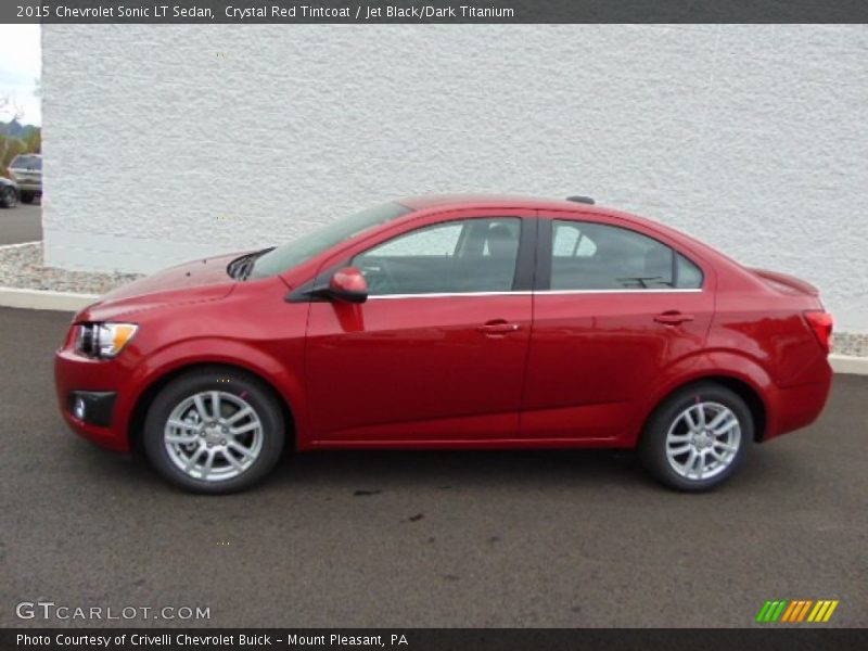  2015 Sonic LT Sedan Crystal Red Tintcoat