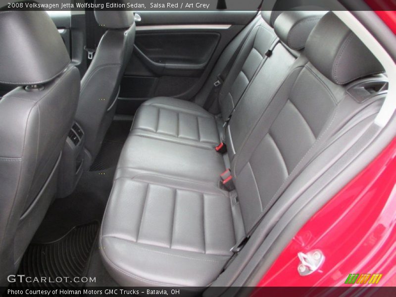 Rear Seat of 2008 Jetta Wolfsburg Edition Sedan